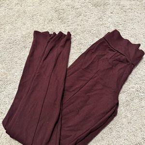 Maroon Leggings Small